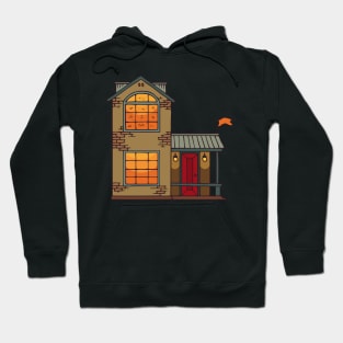 House with a Red Door Hoodie